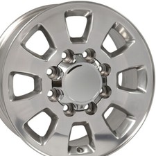 18 Inch Polished 5501 Rim 8x180 Fits Gmc Sierra 8 Lug 2500 3500 Truck