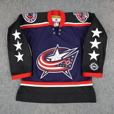 Vintage Columbus Blue Jackets Jersey Youth S/M Small Medium KOHO Third Alternate