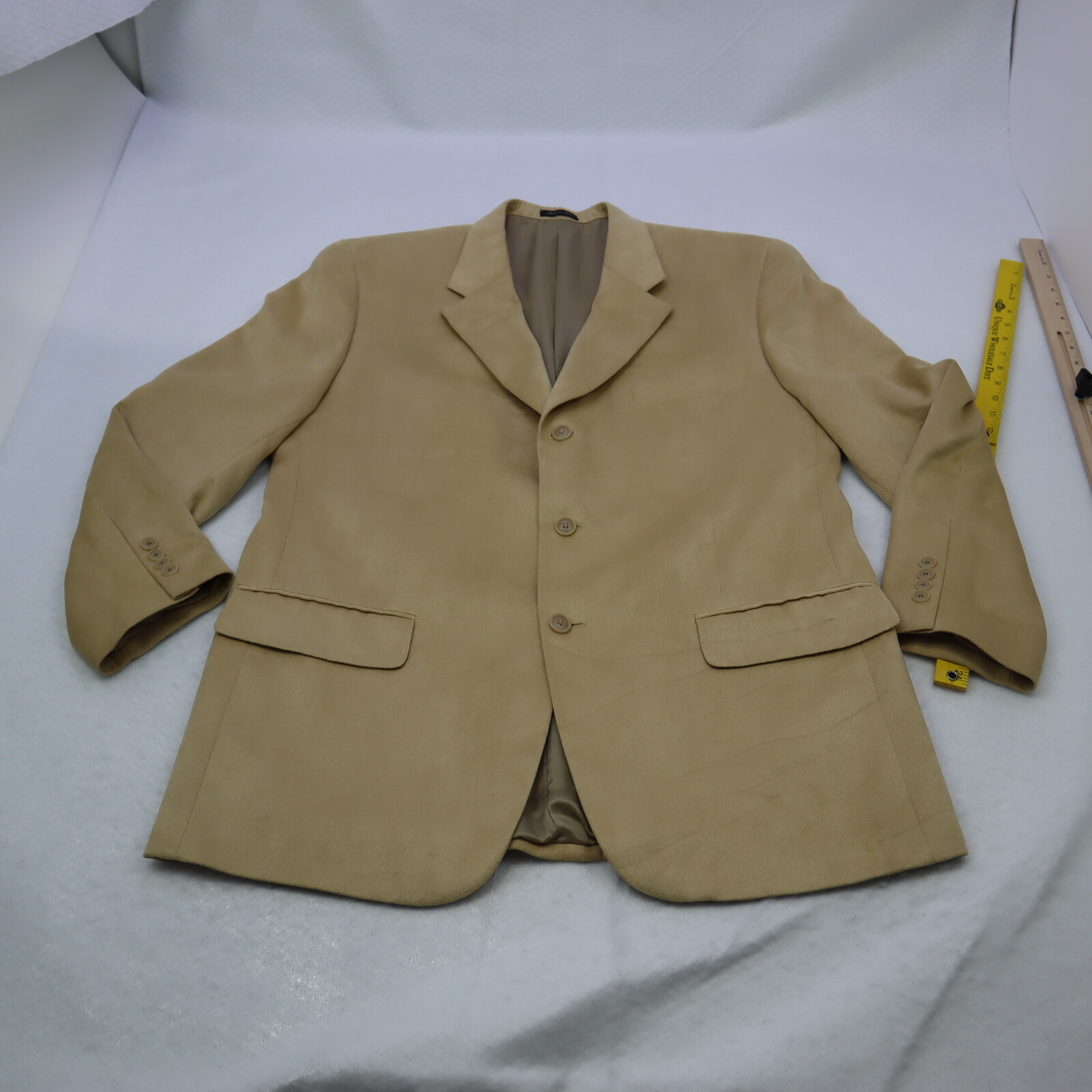 Alfani Jacket Mens 44R Micro Suede Long 