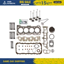 Head Gasket Set Intake Exhaust Valves Fit 89-95 Geo Tracker Suzuki 1.6L G16KC