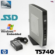HP THINCLIENT T5740 COMPUTER PC  INTEL ATOM N280 SSD RS-232 WINDOWS XP EMBEDDED