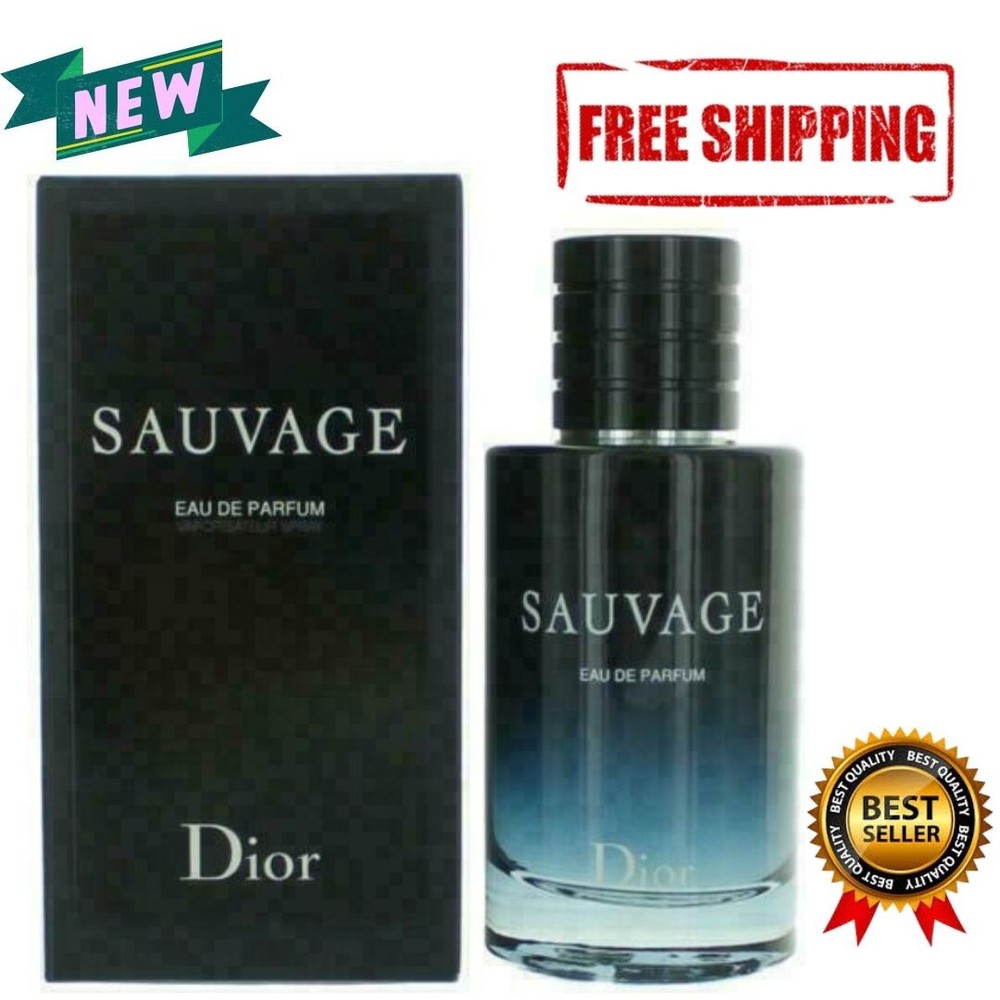 New Dior Sauvage Eu De Toilitte Spray For Men 3.4 Ounces - 100 ml Free Shipping