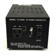 Model TC-500E Up/Down Converter Max. 500 Watts VA 