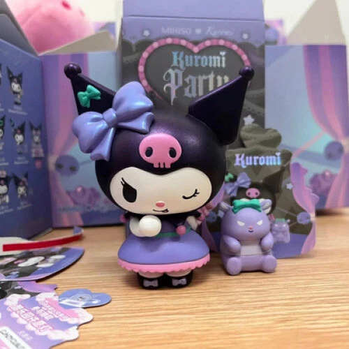 MINISO Sanrio Kuromi Birthday Party Series Confirmed Blind Box Figure Toys Gift - Picture 18 of 21