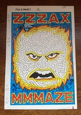 ZZZAX from HULK art original comic color guide SPLASH fun games #12 ATOM MONSTER
