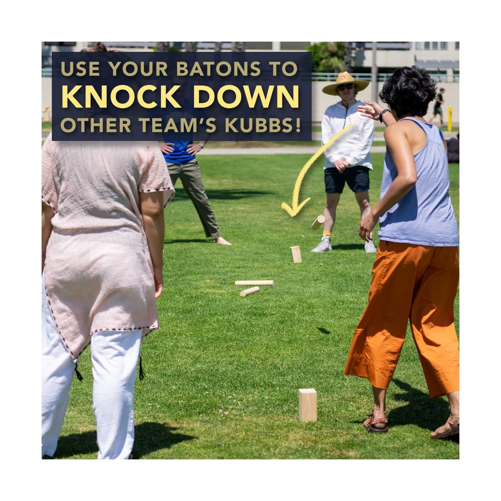 Harwood Kubb Premium Size