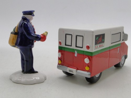 Dept 56 Snow Village Special Delivery Mail Set 5197-7 w Original Box & Sleeve - Picture 5 of 7