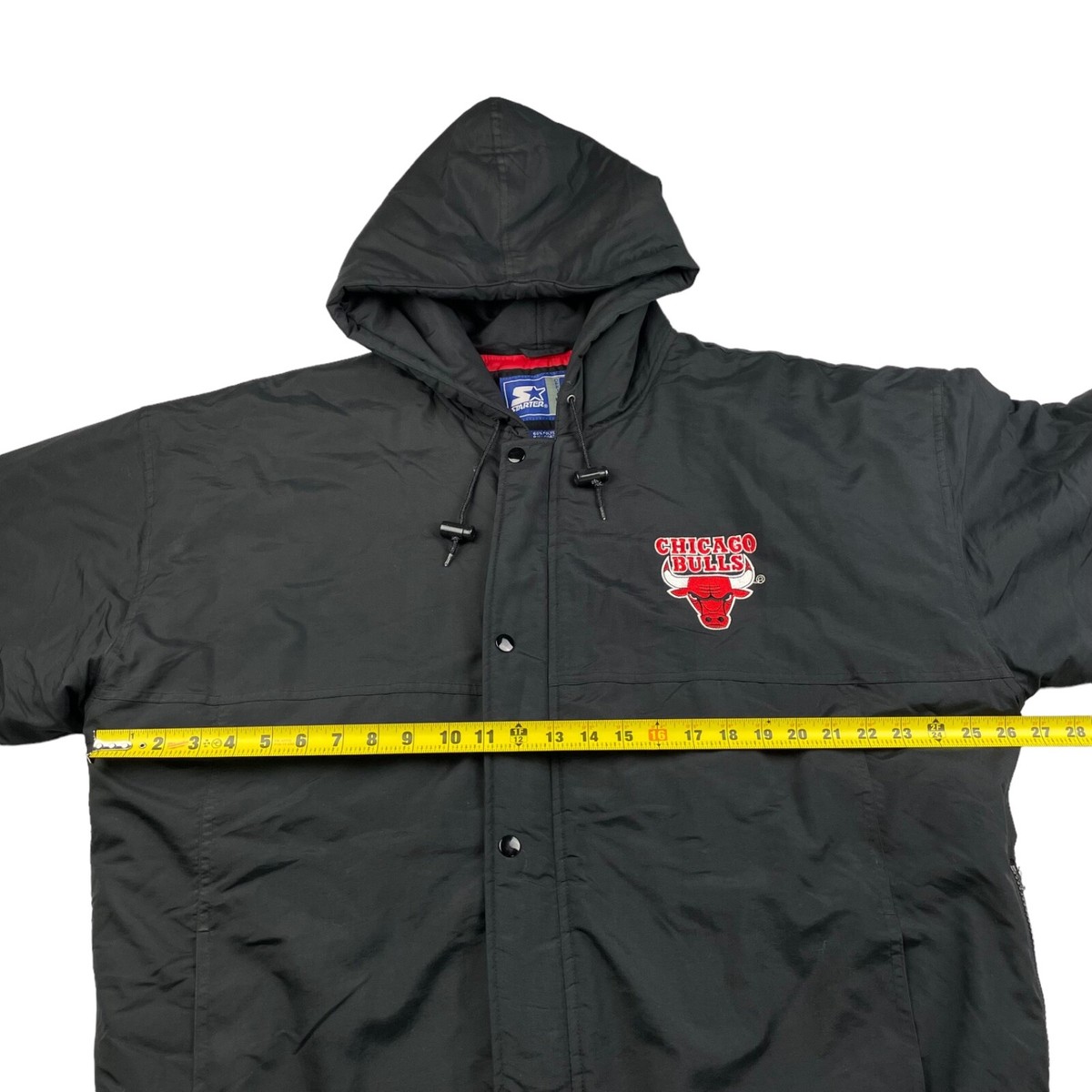 VTG Chicago Bulls x Starter Men's Hooded Insulated Full Zip VTG Chicago Bulls x Starter Men's Hooded Insulated Full Zip