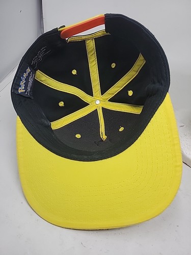 Bioworld OSFA Pokemon Pikachu Adult Snapback Hat Cap Embroidered 2016 Official E - Picture 9 of 11