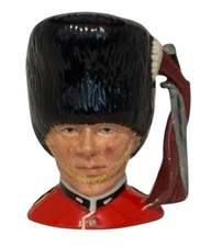 Royal Doulton The Guardsman Toby Mug D6771 Hand Painted England 1986
