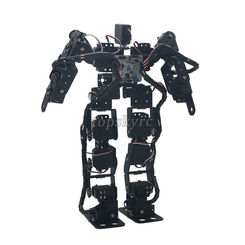 17DOF Biped Robotic Educational Robot Kit Servo Bracket Ball Bearing tpys SZ#