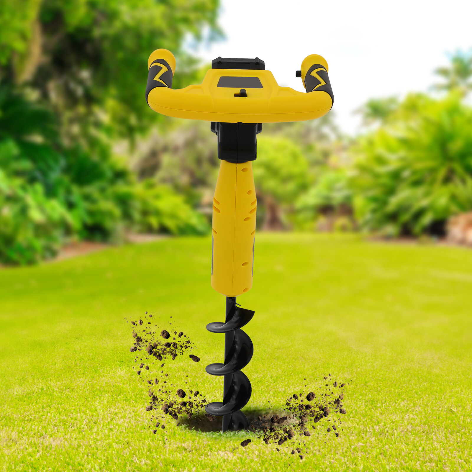 350W Post Hole Digger Electric Hole Digging Machine Cordless Post-Hole Digger