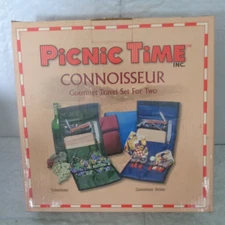 Picnic Time Connoisseur - Travel Set for 2 - Green