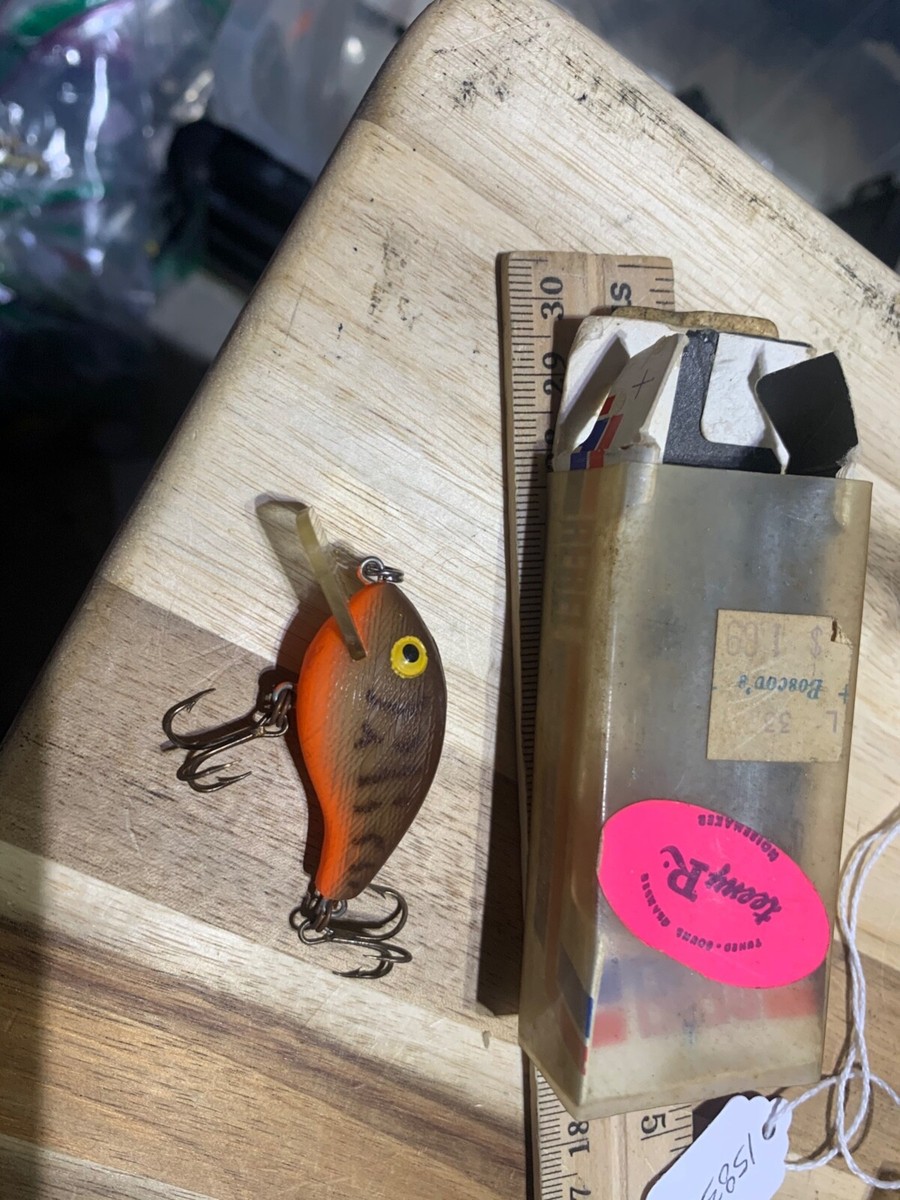 Leurre Vintage Rebel Teeny R - Crankbait Deep Runner - Boîte D'origine - USA
