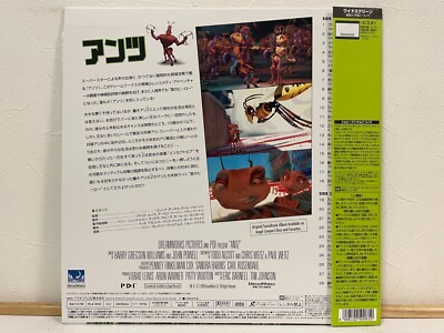 Antz 1998 Laserdisc LD Japan Dreamworks Late release 1999 WS PILA