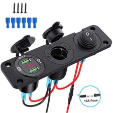 Schleifenschaltung Steckdose f&uuml;r Zigarettenanz&uuml;nder USB C Car Charger Socket