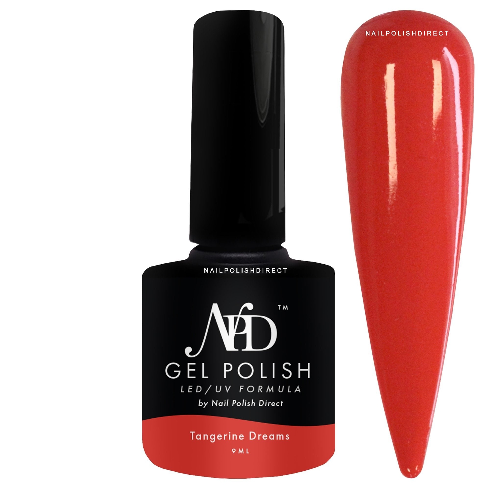 NPD Gel Polish LED/UV Gel Polish - Tangerine Dreams 9ml (20131)