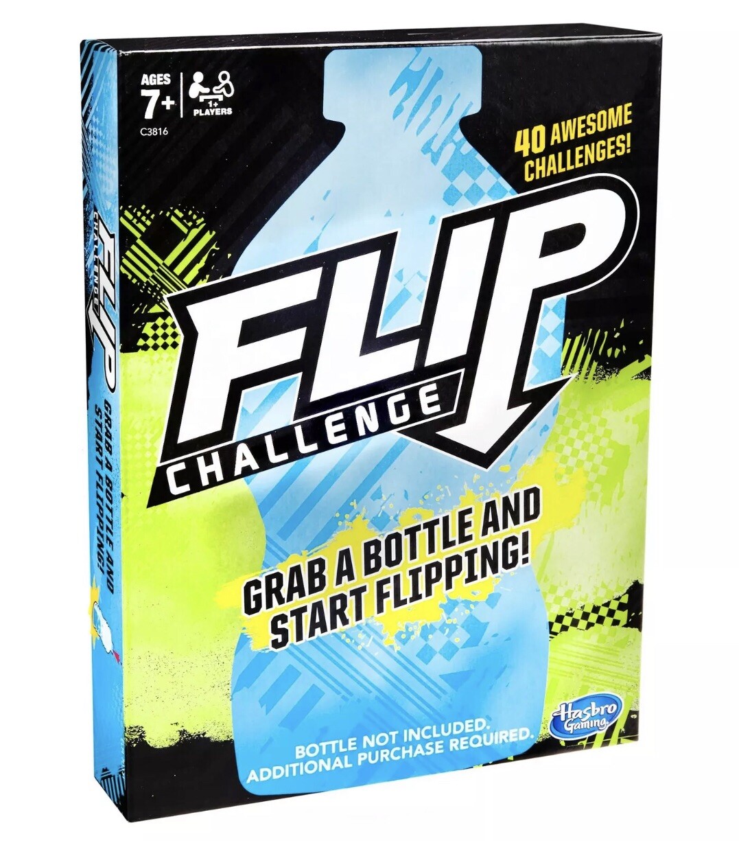 Flip Challenge Board Game Hasbro 40 Awesome Challenges