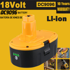 For Dewalt 18V 18 Volt Lithium-Ion Battery XRP 6.0Ah DC9096 DC9098 DC9099 Drill