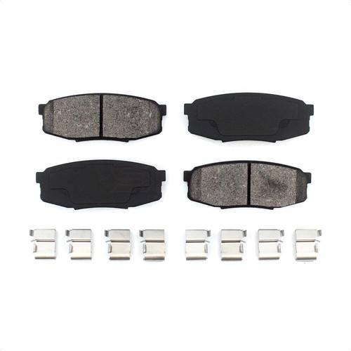 Rear Coat Brake Rotor Semi-Metallic Pad Kit For Toyota Tundra Sequoia Lexus Land - Picture 4 of 12