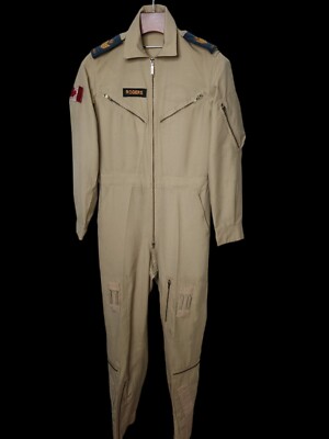 Vintage 80's Canadian Military Flight Suit Flying Comba Sand