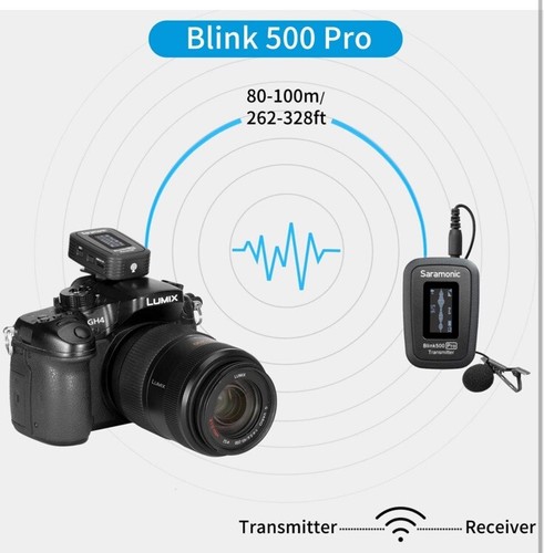 Saramonic Blink 500 Pro B1 Advanced 2.4 GHz Wireless Clip-On Microphone System - Picture 8 of 8