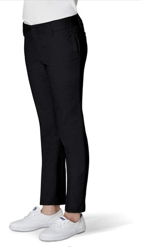 Lot Of 3 Girls Size 12 School Uniform Pants French Toast Skinny Black Khaki Gray - Picture 7 of 9
