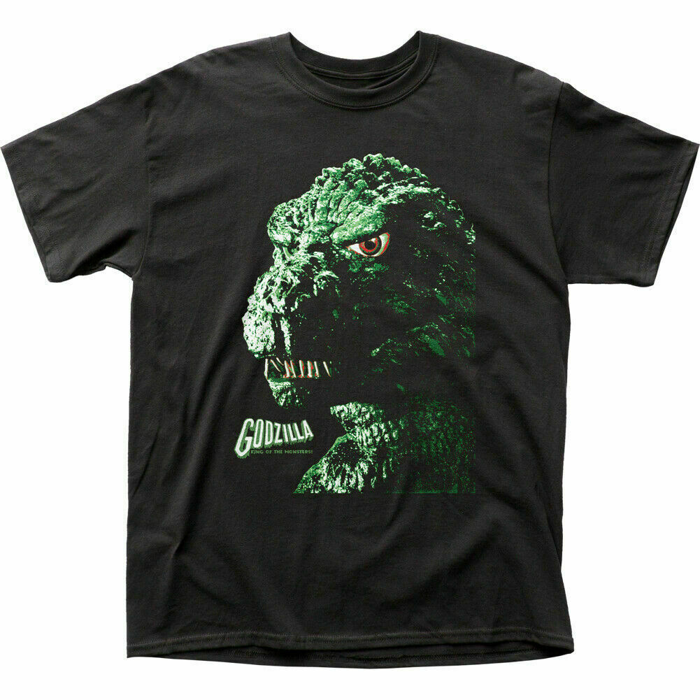 Godzilla Movie Retro Tee Mens Licensed Pop Culture T-Shirt Black