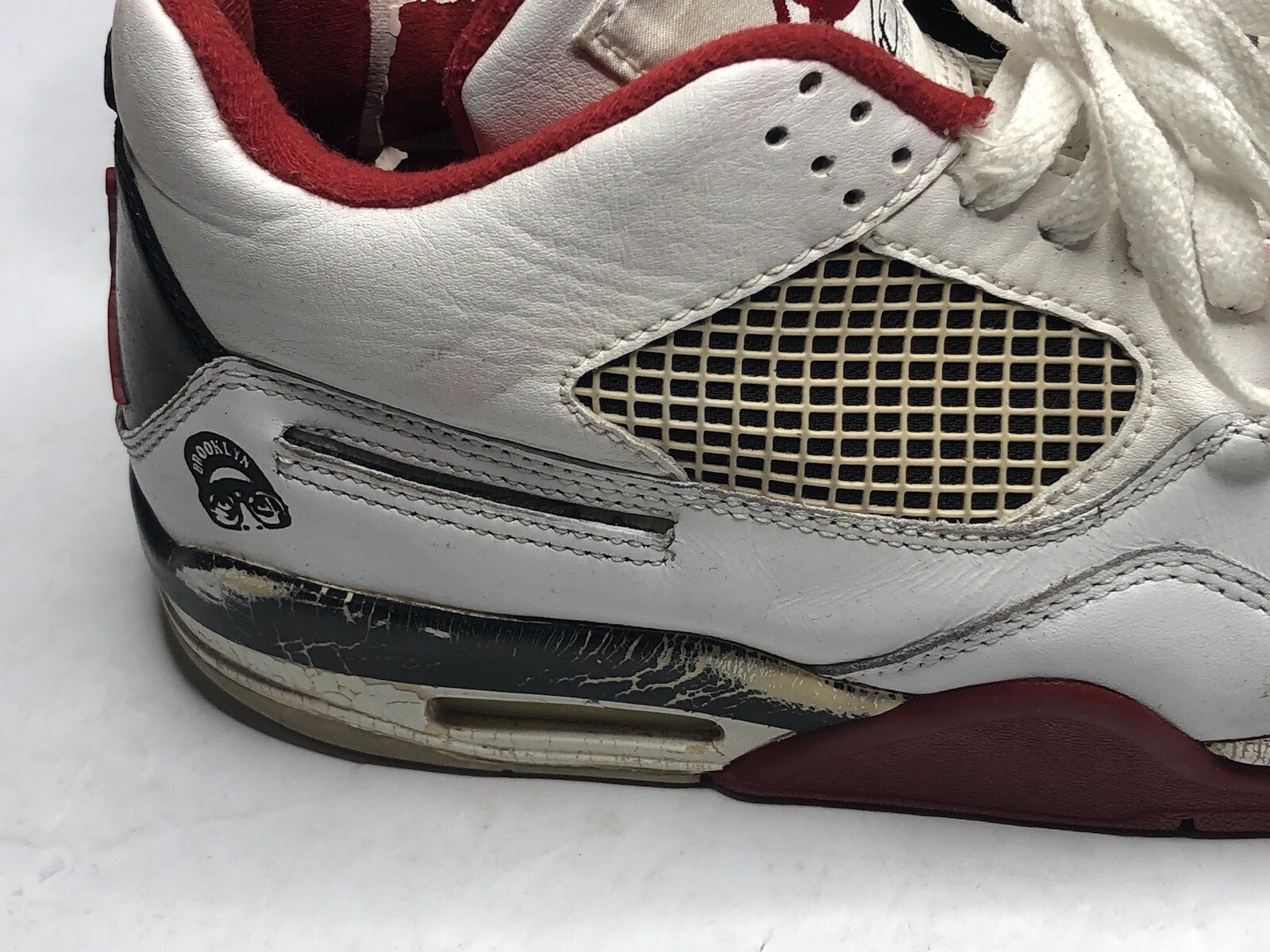 Nike Air Jordan 4 Retro Mars Blackmon White/Red 2006 Sz 9 308497162