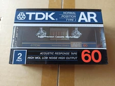 TDK AR 60 NEW 1984 Japan 2psc-2pack