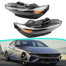 Headlamps For 2024-2025 Hyundai Elantra LED Headlight Assembly Left & Right Side