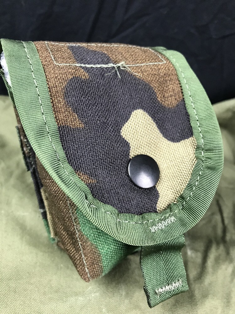 USGI US Military Woodland Camo Multipurpose Grenade Pouch NEW OLD STOCK