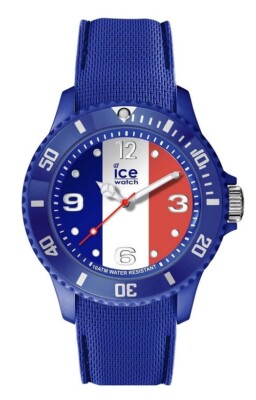 Ice-Watch ICE 015734 World France Medium Uhr Frankreich blue Silikon blau  NEU K9