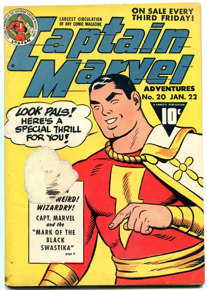 Captain Marvel Adventures--#20--1943--COMIC BOOK--Fawcett