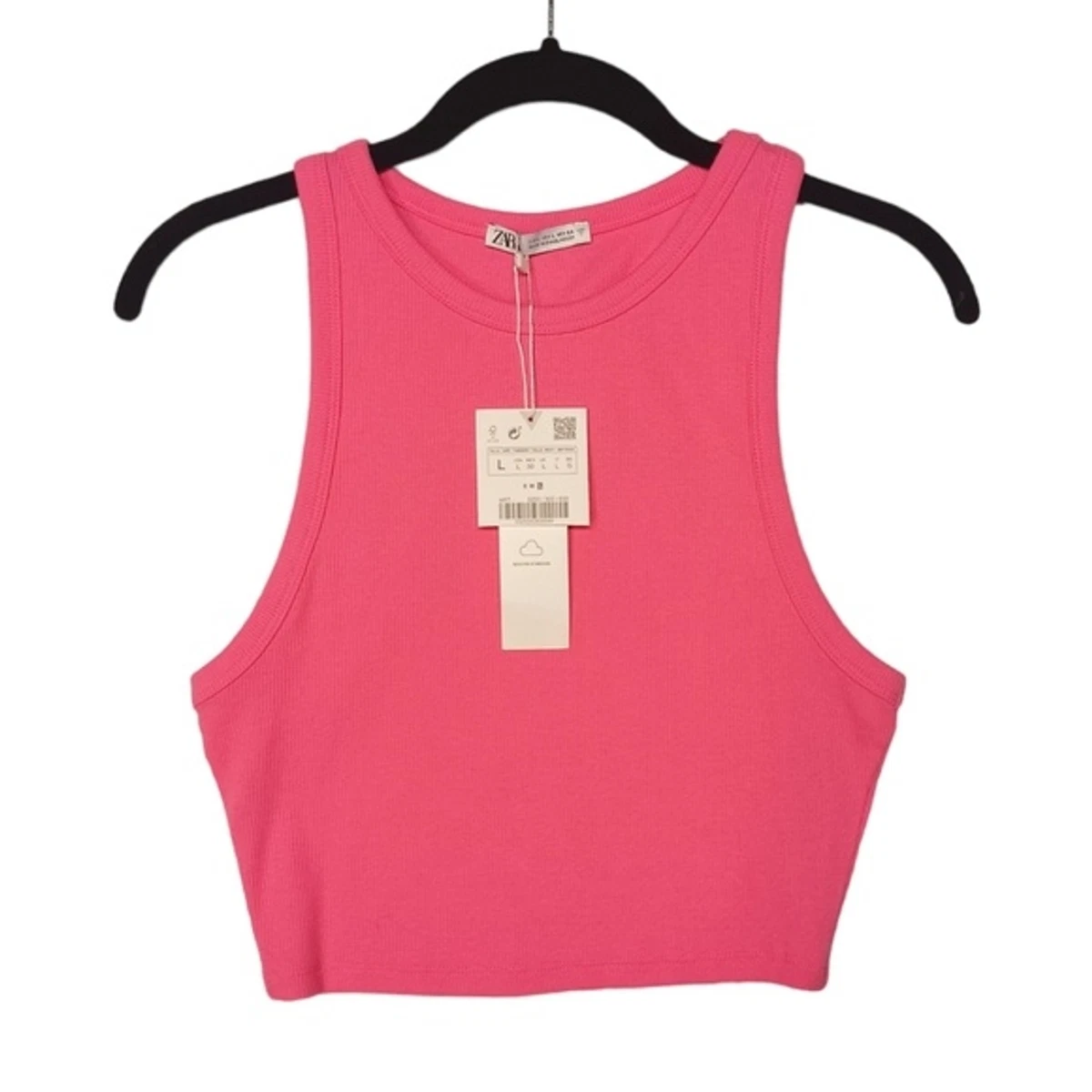 zara tank top crop