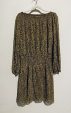 Textile Elizabeth and James Dress Womens Medium Speckled Metallic Smocked Boho