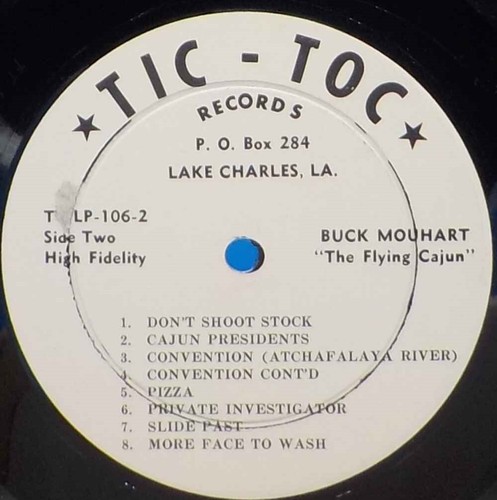Buck Mouhart LP "The Flying Cajun" TIC TOC 106 BX14 - Picture 7 of 7
