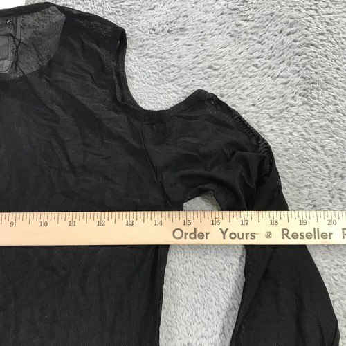Yoko Ono Shirt Mens Extra Small Mesh Cutout Shirt Black Sexy LBGTQ John Lennon - Picture 8 of 11