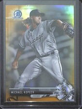 2017 Bowman Chrome Gold Refractor #BCP116 Michael Kopech No 22 of 50