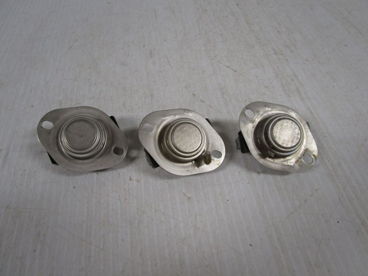 Whirlpool Dryer Thermostat, 250-80 (SET OF 3) (TESTED GOOD Whirlpool Dryer Thermostat, 250-80 (SET OF 3) (TESTED GOOD