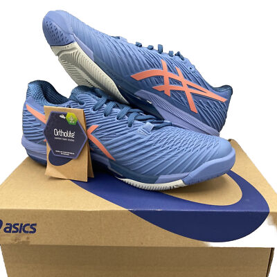 Asics Solution Speed FF 2 Tennis Shoes Sneakers Blue Guava  display picture 2