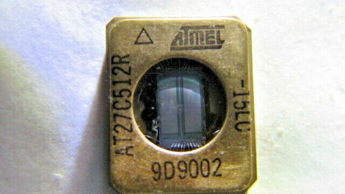 AT27C512R-15LC Atmel 64K X 8 UVPROM 150ns Ceramic Gold 32-CLCC Vintage-IC U.S.A. - Picture 11 of 12
