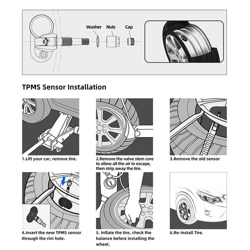 OEM 4X 42607-33021 TPMS PMV-107J For Toyota Lexus TIRE PRESSURE MONITOR SENSOR - Picture 3 of 9