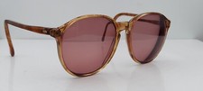 Vintage K H Brown Oval Horn-Rimmed Sunglasses USA FRAMES ONLY