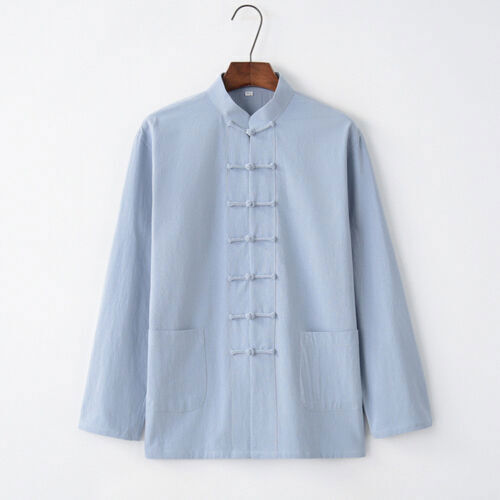 Men Chinese Traditional Kung Fu Tai Chi Coat Tang Suit Uniform Jacket Clothing C - Picture 32 of 60