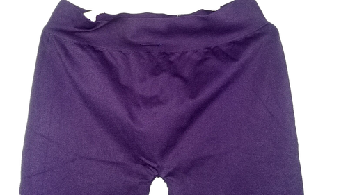 Grape Purple Leggings, One Size waist 25" - 34" inseam 23" - Picture 5 of 6