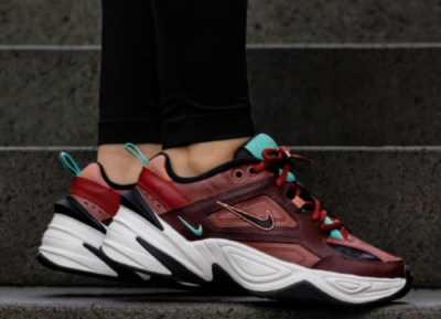 Nike Women M2K Tekno Mahogany Mink Black Chunky Shoes Sneakers NEW