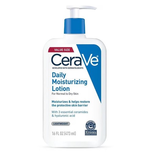 CeraVe Moisturizing Face and Body Lotion Hyaluronic Acid for Normal to Dry 16oz - Picture 2 of 3