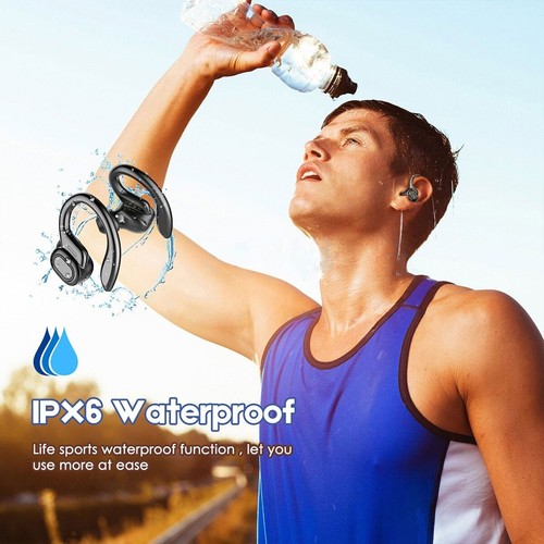 For iPhone 15/Pro/Max/Plus Wireless Ear-hook TWS Earphones Earbuds Headphones - Picture 6 of 8