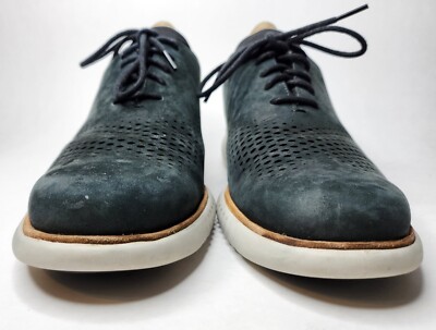 Cole Haan 2.Zerogrand Laser Wing Oxford Black Nubuck/Grey Men's
